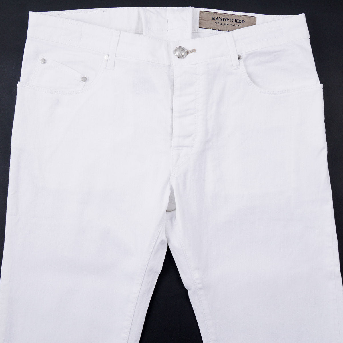 Handpicked 'Ravello' Slim-Fit Denim Jeans