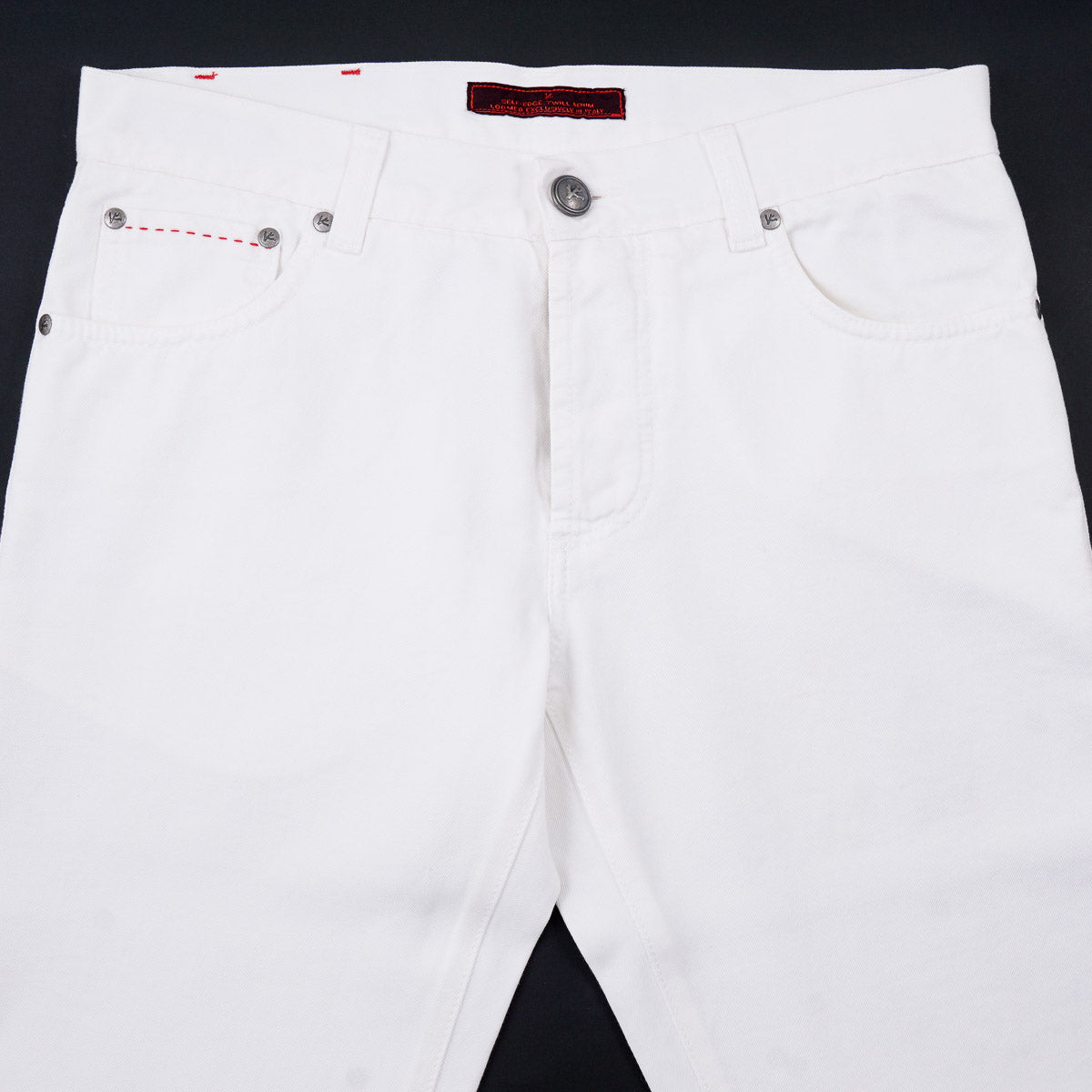 Isaia Slim Straight Selvedge Denim Jeans - Top Shelf Apparel