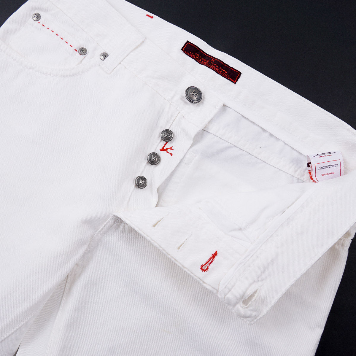 Isaia Slim Straight Selvedge Denim Jeans - Top Shelf Apparel