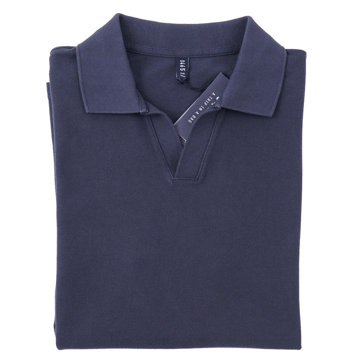 04651 / A Trip in a Bag Pique Polo Shirt