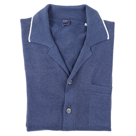 Fedeli Linen-Cotton Knit Shirt