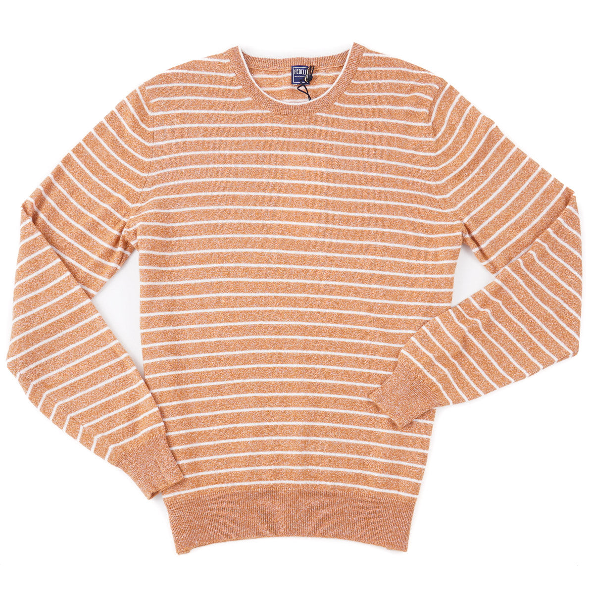 Fedeli Striped Cashmere and Linen Sweater - Top Shelf Apparel