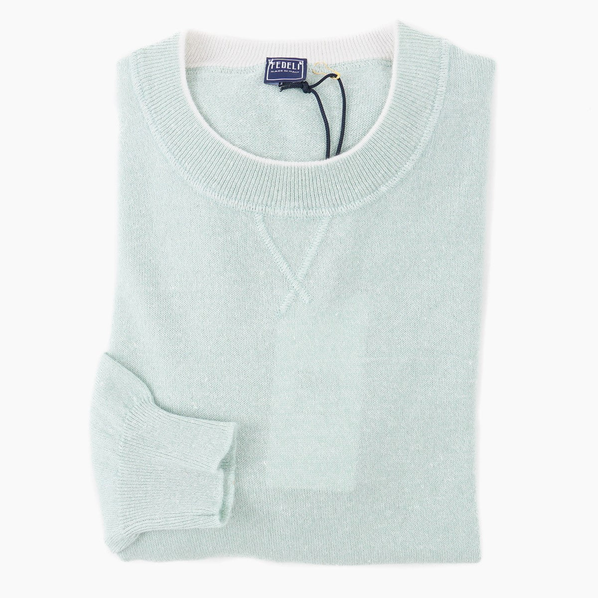 Fedeli Extrafine Cashmere and Linen Sweater - Top Shelf Apparel