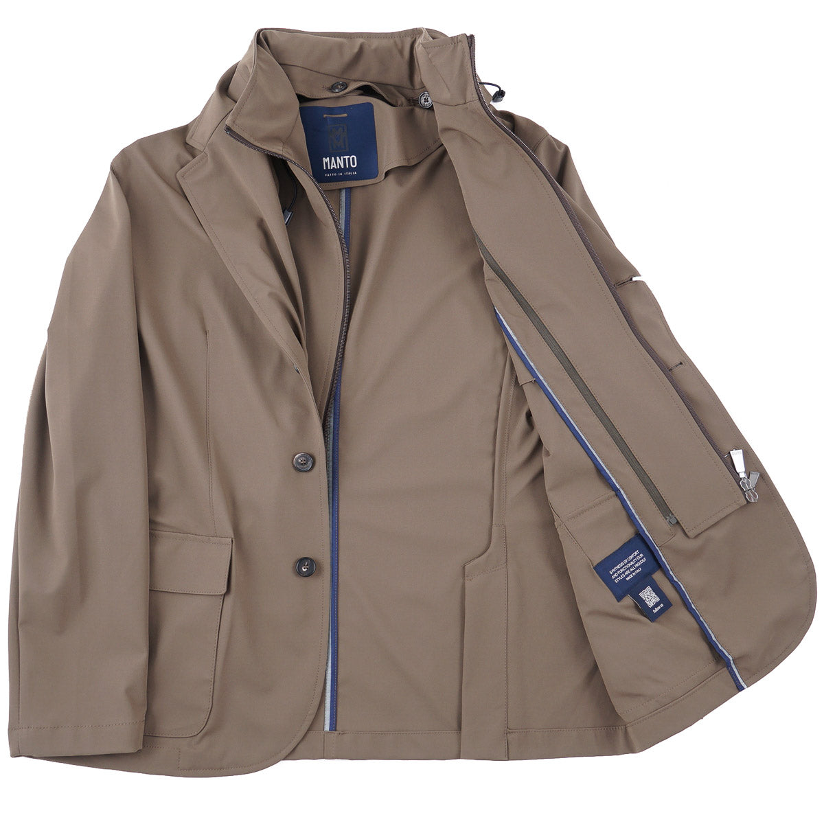 Manto Technical Fabric Outerwear Blazer - Top Shelf Apparel