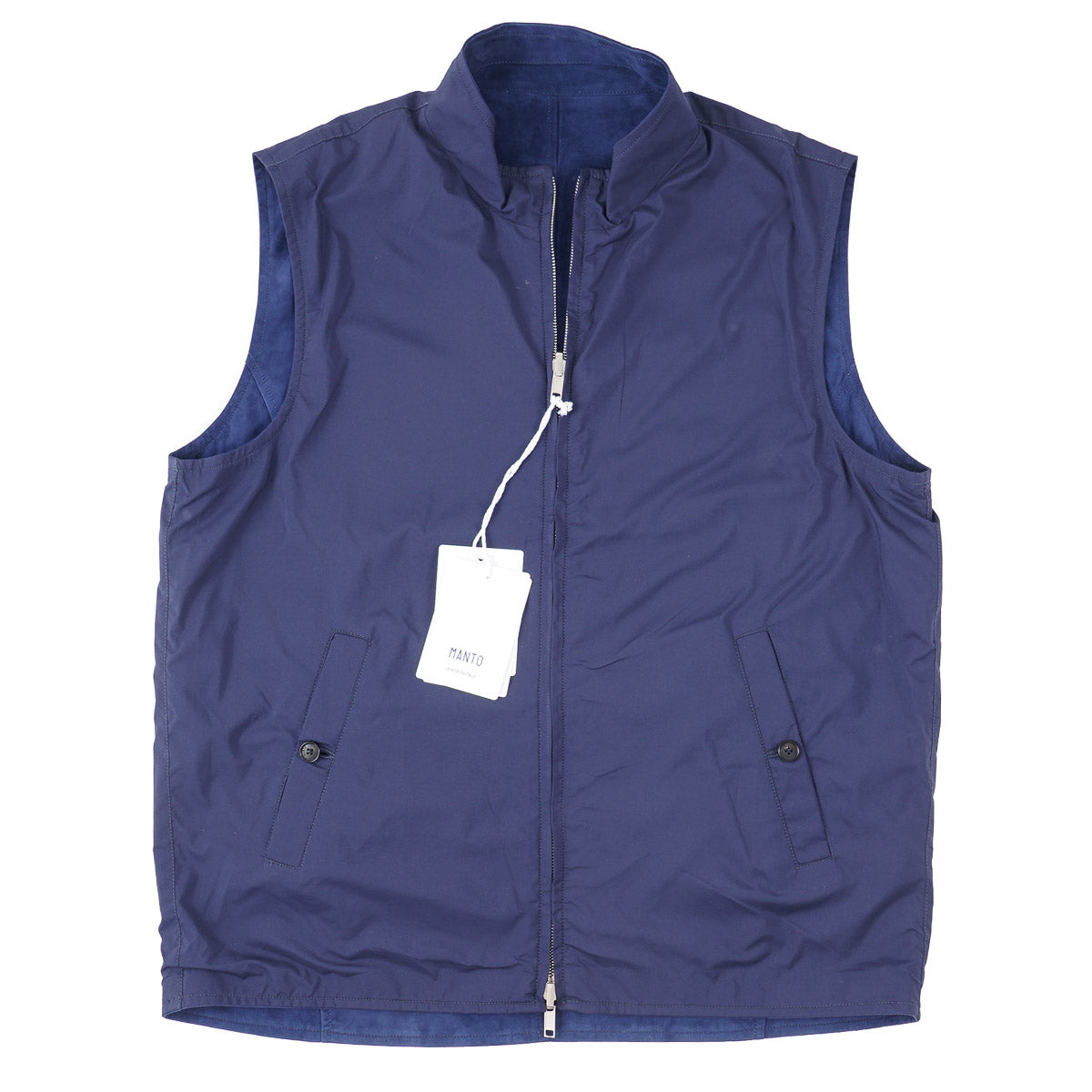 Manto Reversible Lambskin Suede Vest - Top Shelf Apparel