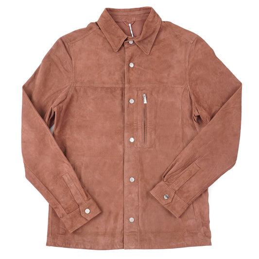 Manto Lambskin Suede Shirt-Jacket - Top Shelf Apparel