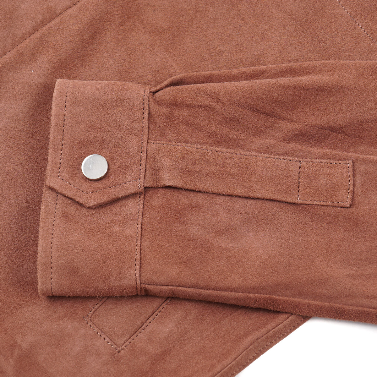 Manto Lambskin Suede Shirt-Jacket - Top Shelf Apparel