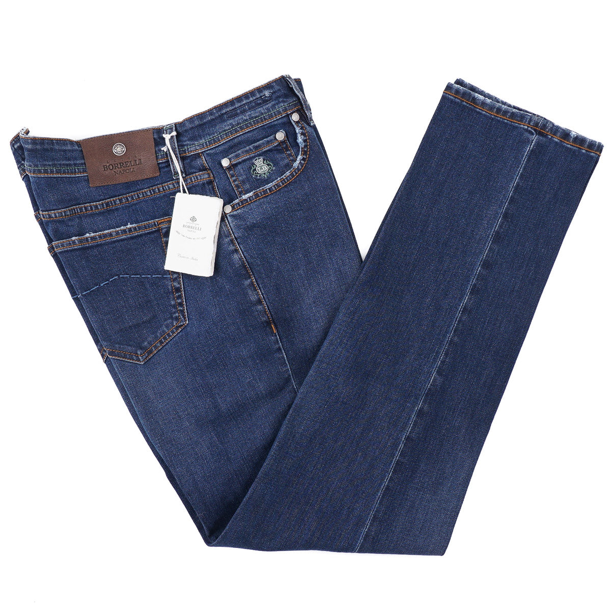 Luigi Borrelli Slim-Fit Denim Jeans