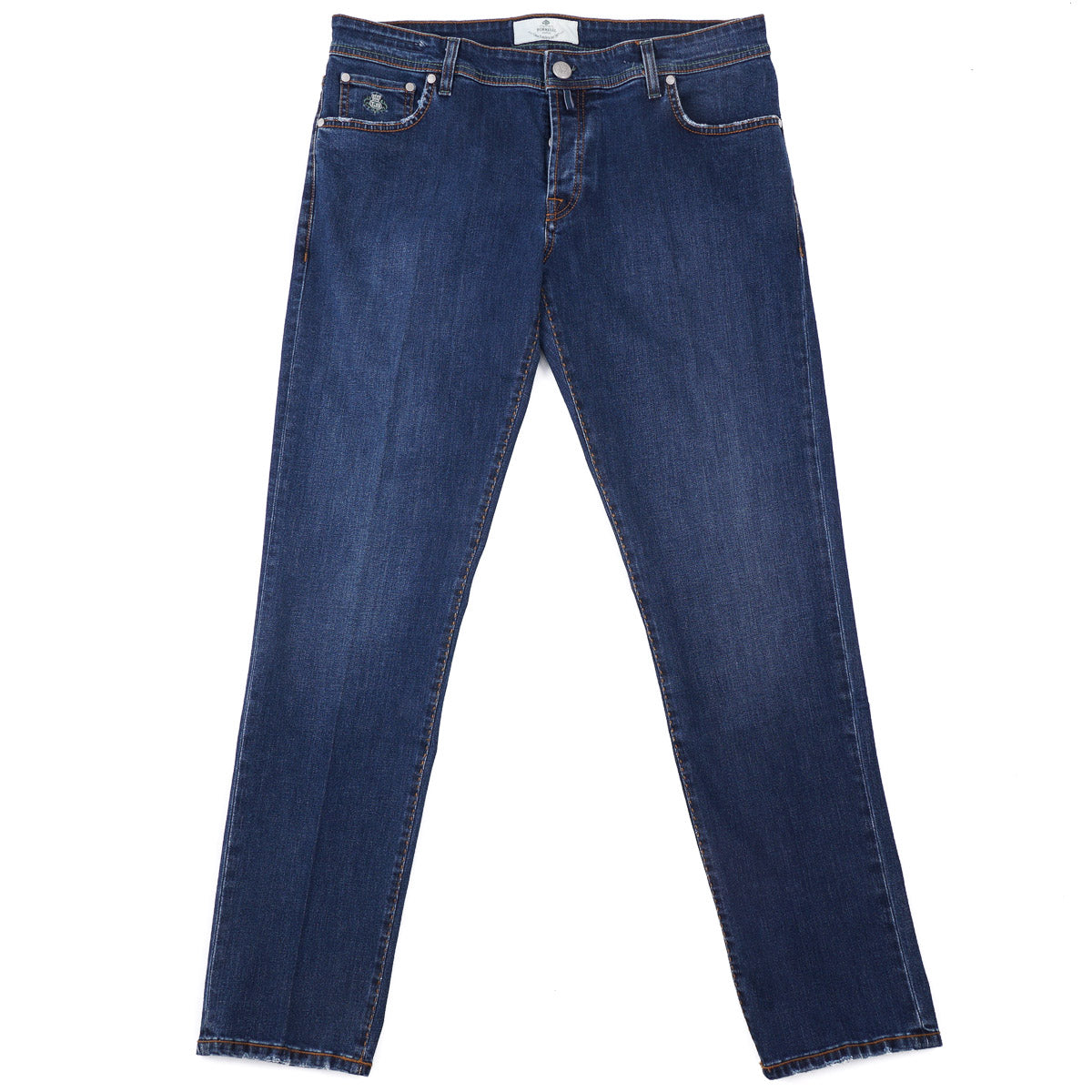 Luigi Borrelli Slim-Fit Denim Jeans