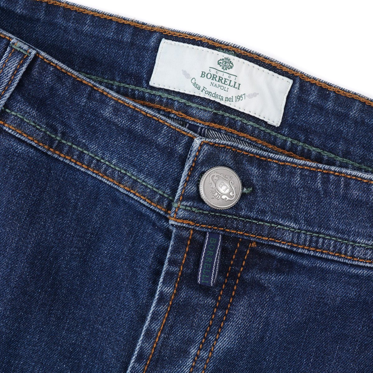 Luigi Borrelli Slim-Fit Denim Jeans
