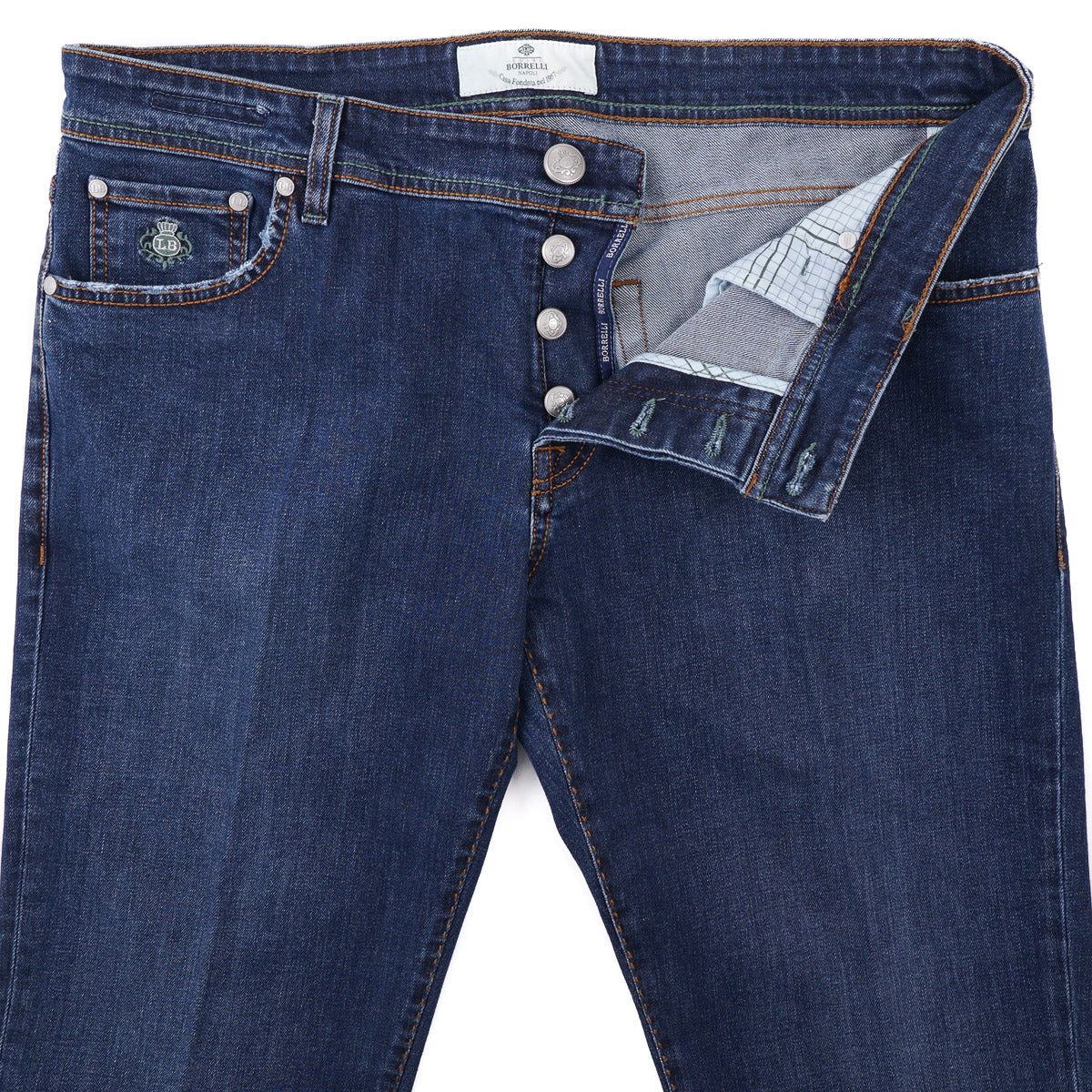 Luigi Borrelli Slim-Fit Denim Jeans