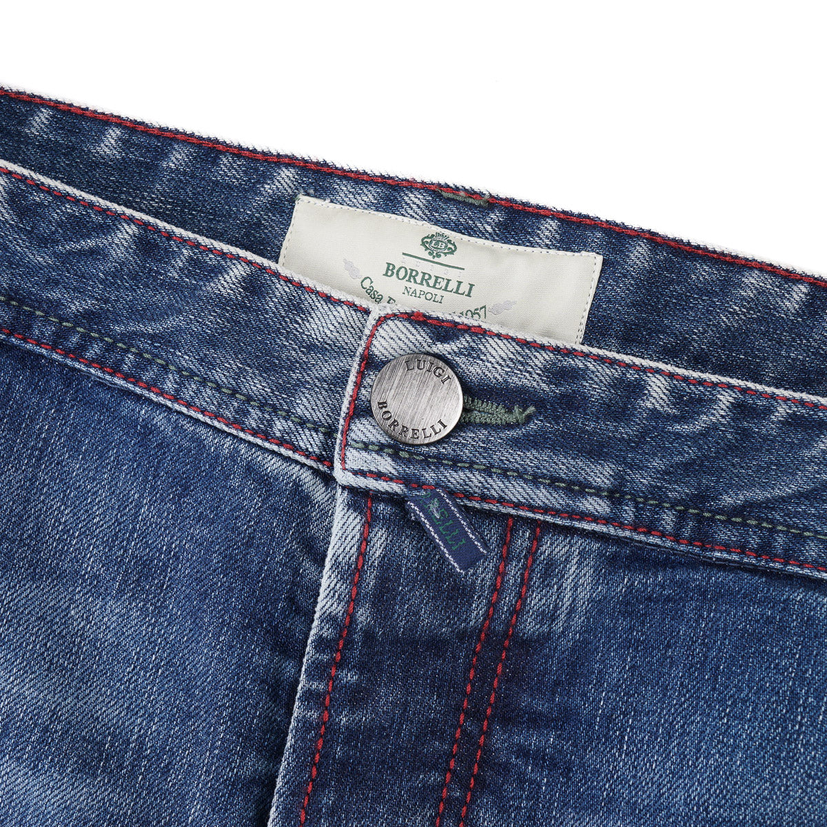 Luigi Borrelli Slim-Fit Denim Jeans