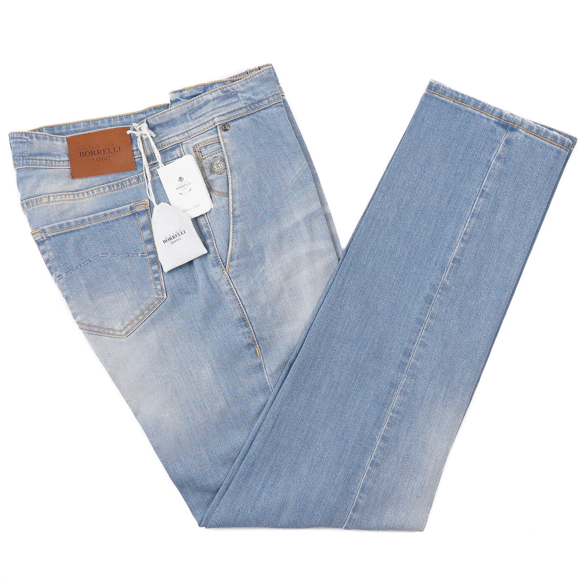 Luigi Borrelli Slim-Fit Denim Jeans