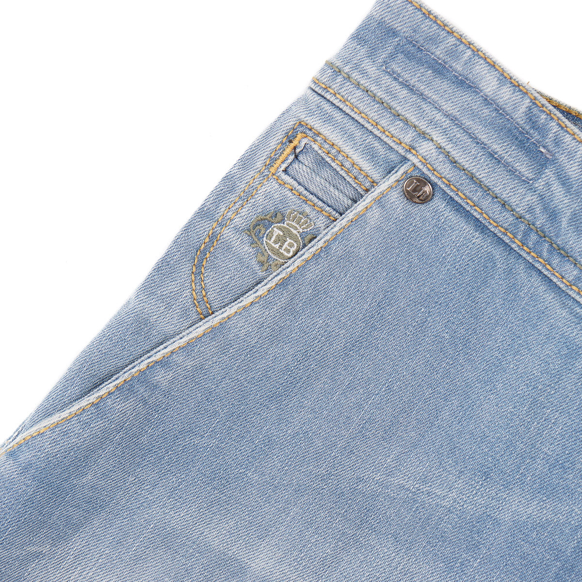 Luigi Borrelli Slim-Fit Denim Jeans