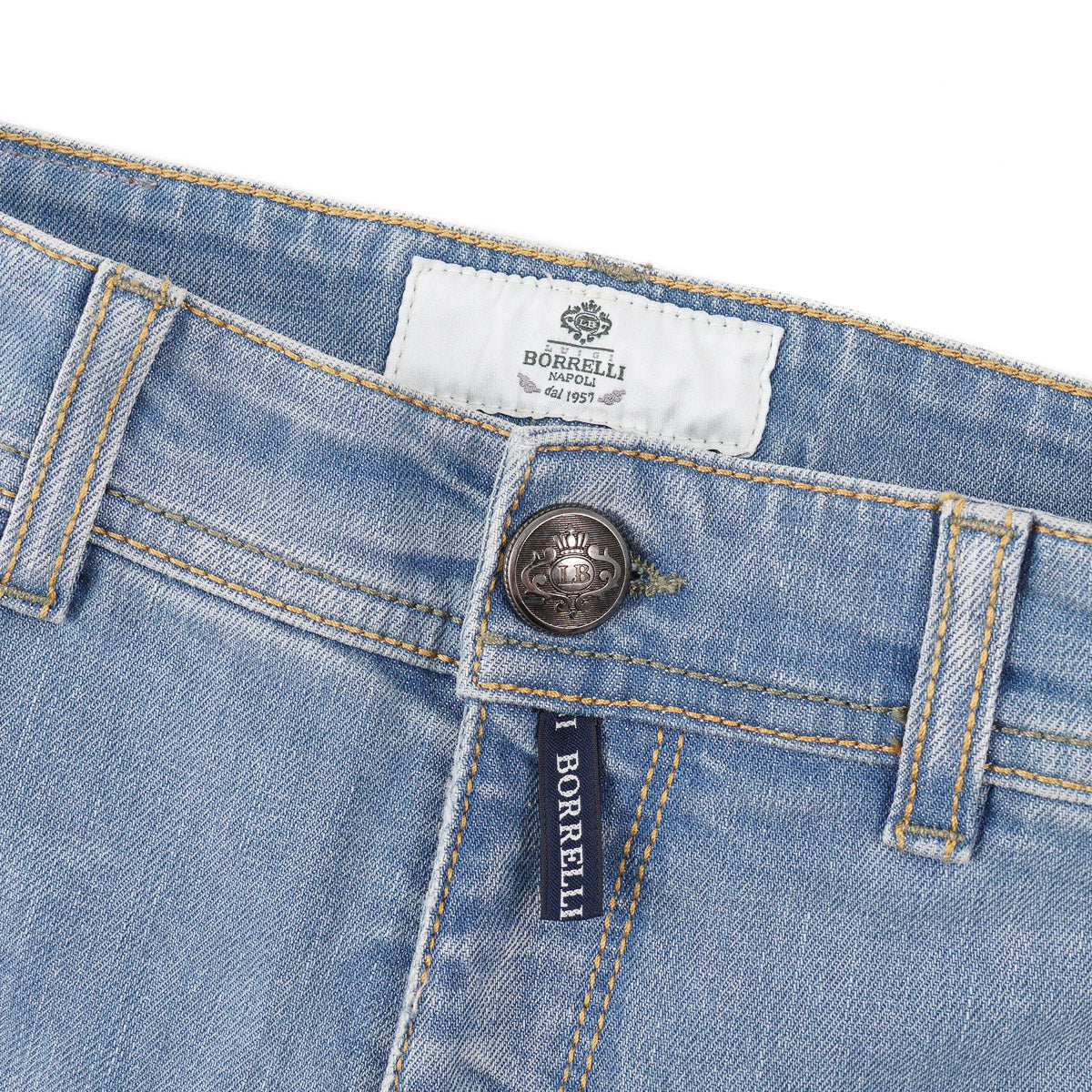 Luigi Borrelli Slim-Fit Denim Jeans