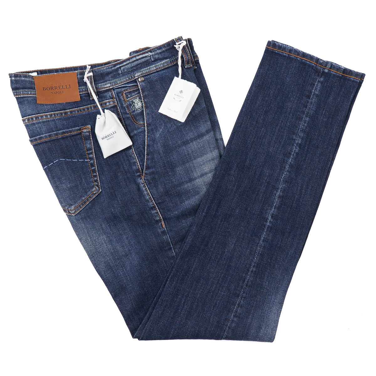 Luigi Borrelli Slim-Fit Denim Jeans