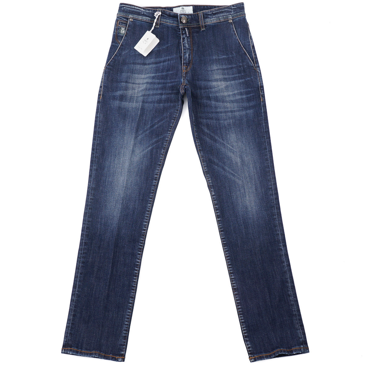 Luigi Borrelli Slim-Fit Denim Jeans