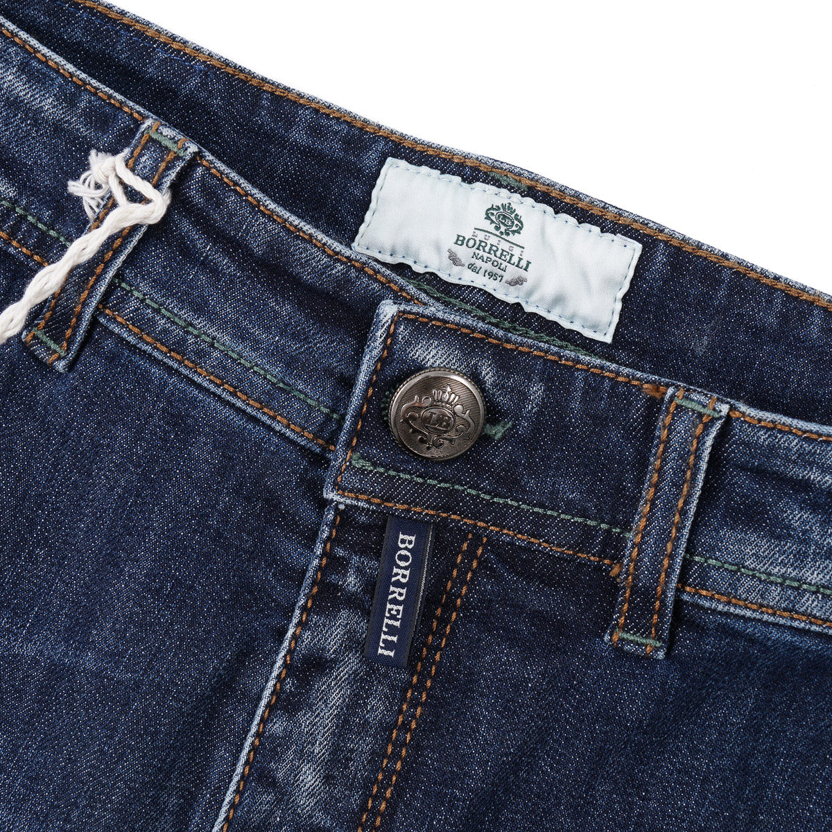 Luigi Borrelli Slim-Fit Denim Jeans