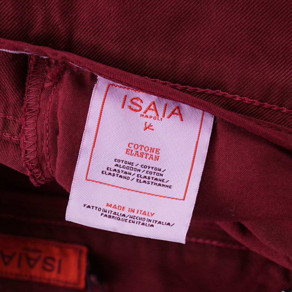 Isaia Slim Straight Twill Denim Jeans