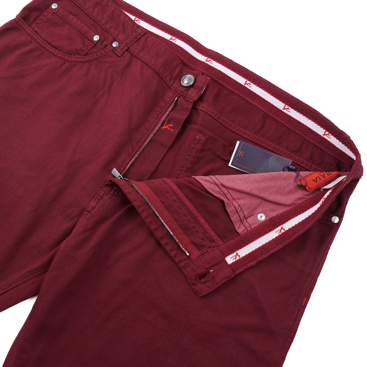 Isaia Regular-Fit Garment Dyed Jeans