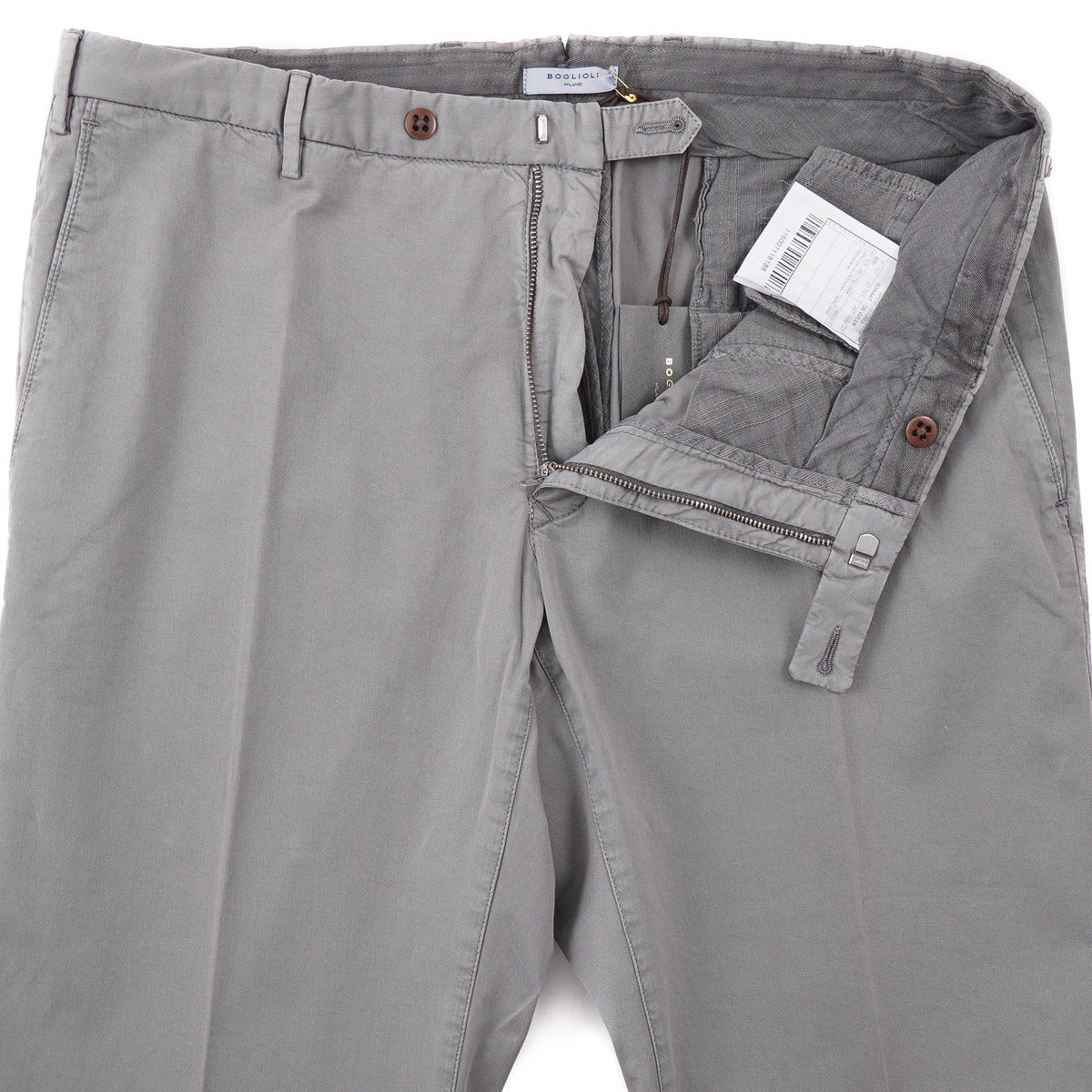 Boglioli Tailored-Fit Cotton Pants