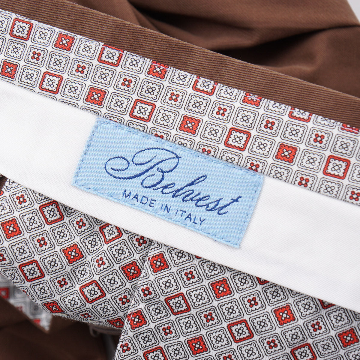 Belvest Twill Cotton-Cashmere Pants