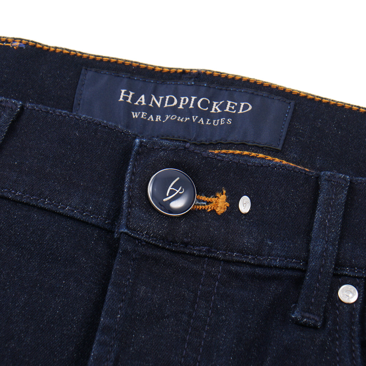 Handpicked 'Milano' Slim-Fit Denim Jeans