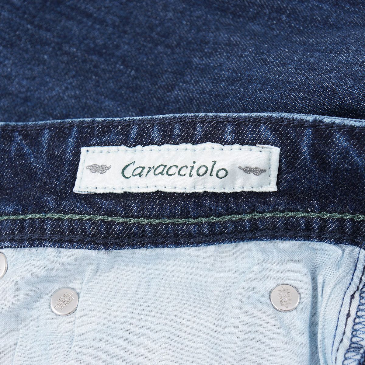 Luigi Borrelli Trim Straight Denim Jeans