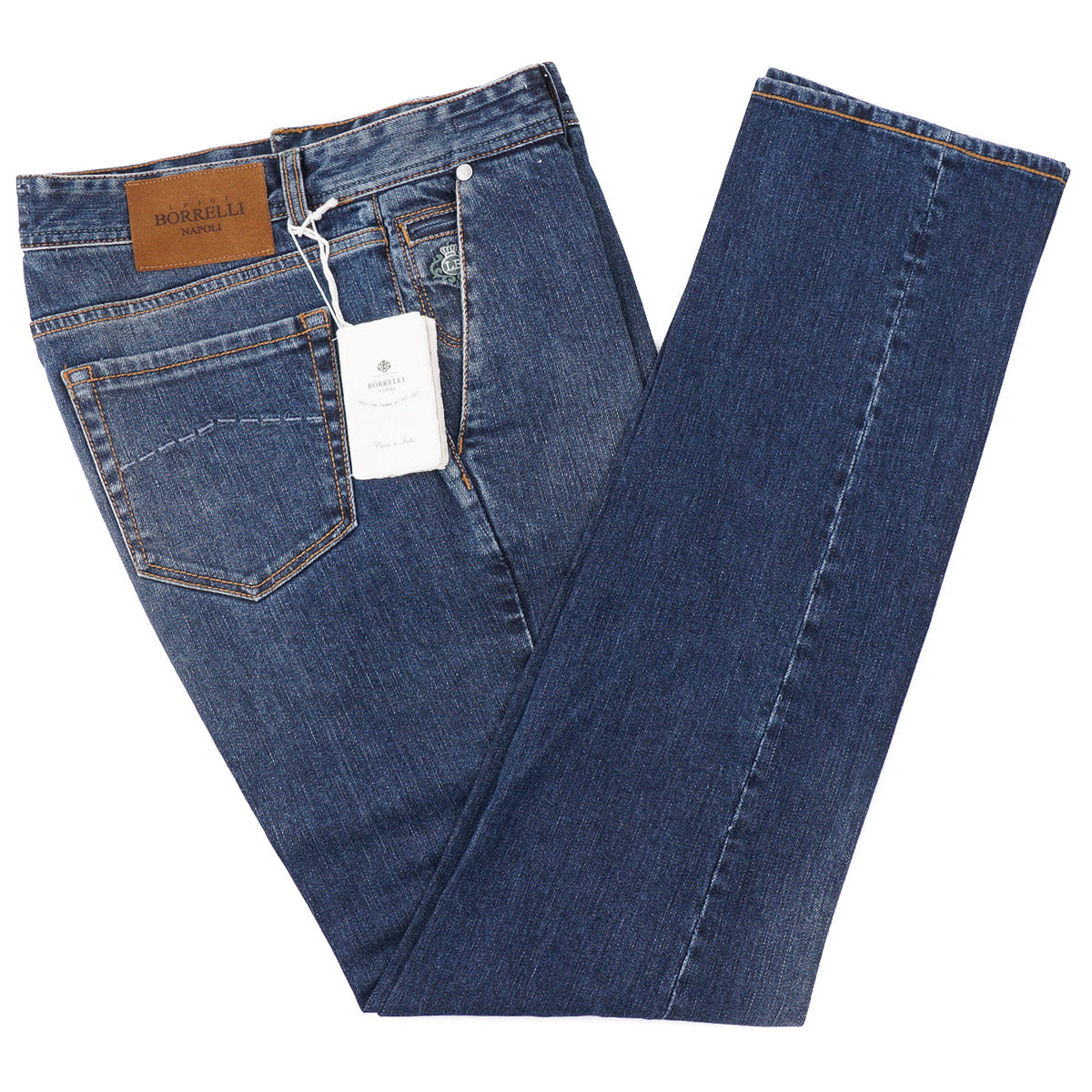 Luigi Borrelli Slim-Fit Denim Jeans