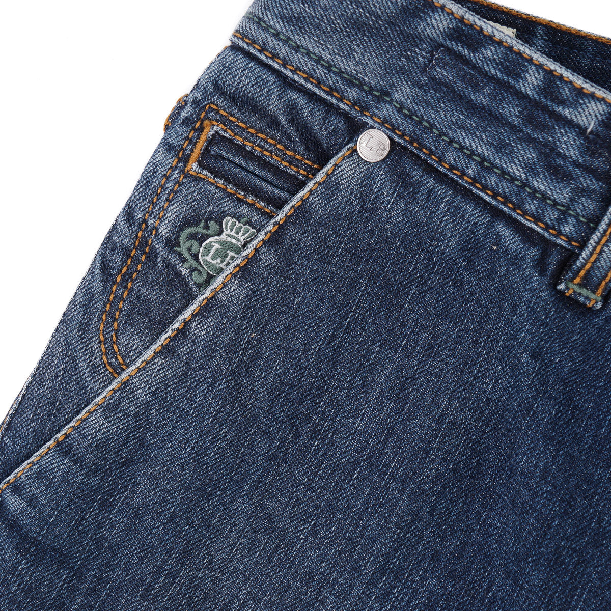 Luigi Borrelli Slim-Fit Denim Jeans