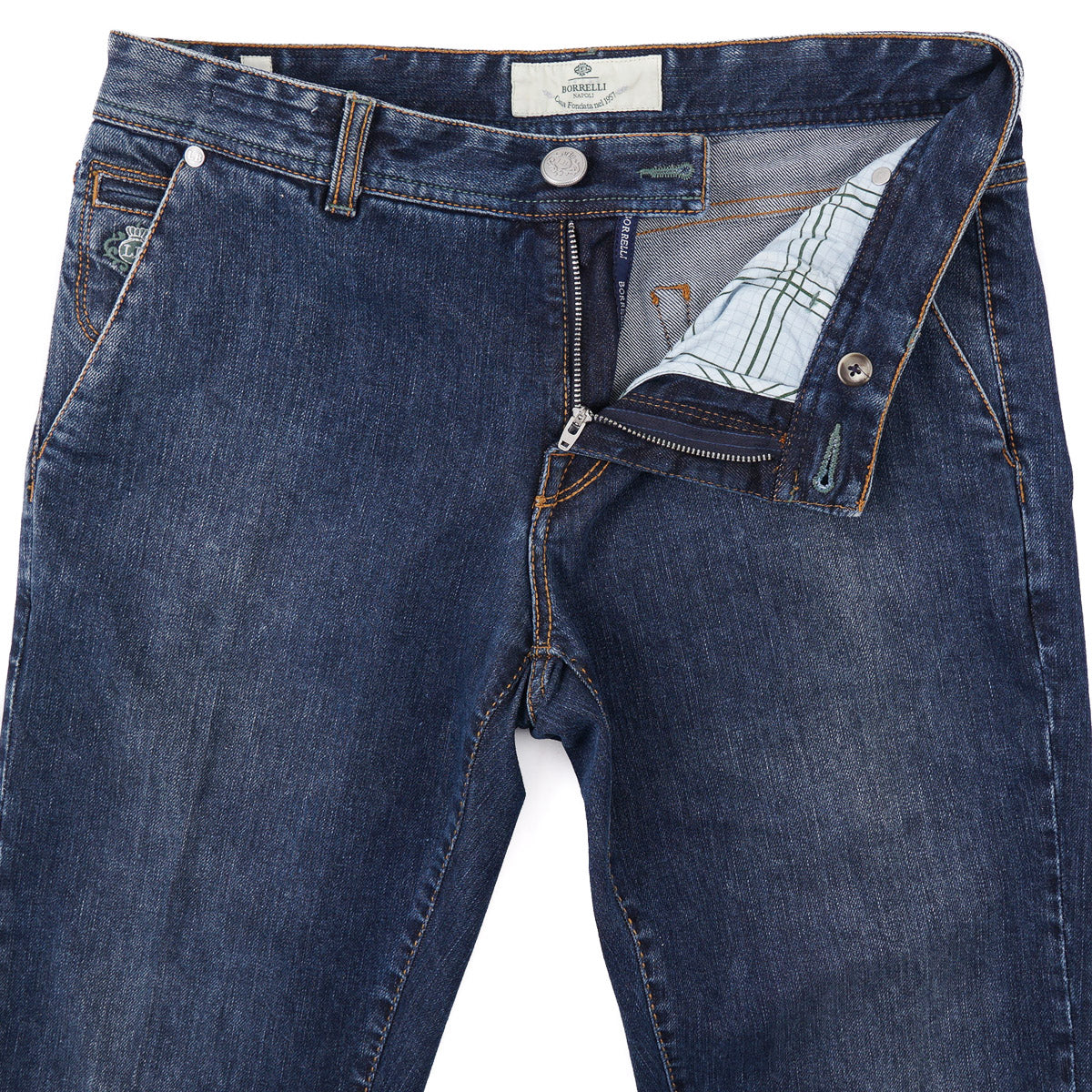 Luigi Borrelli Slim-Fit Denim Jeans