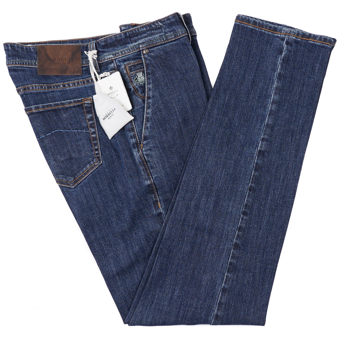 Luigi Borrelli Slim-Fit Denim Jeans