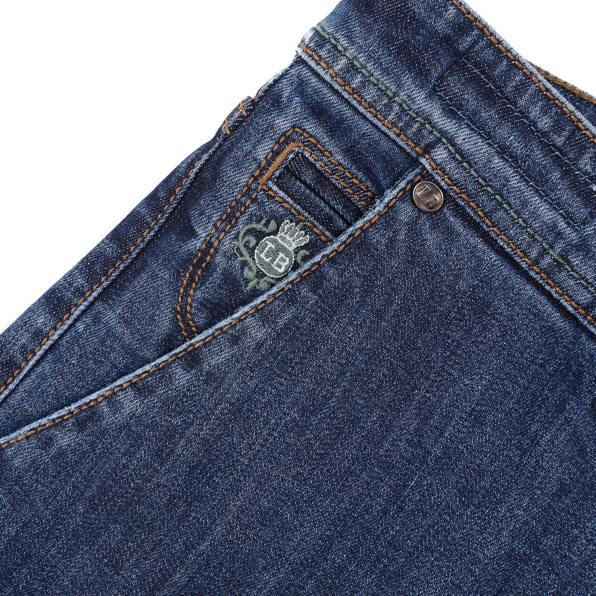 Luigi Borrelli Slim-Fit Denim Jeans