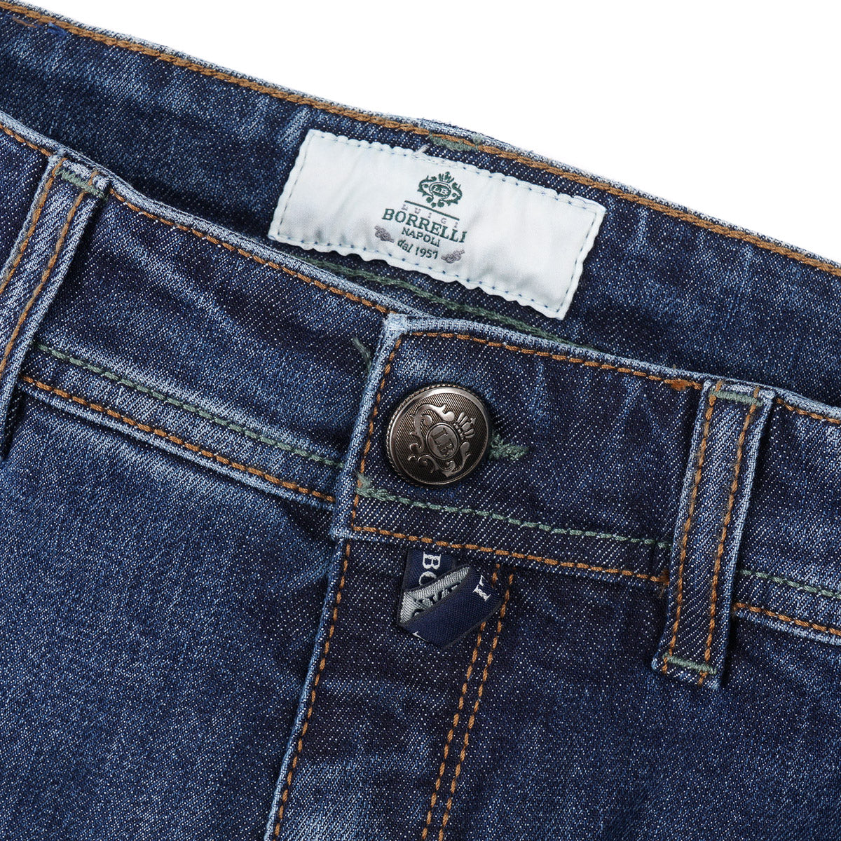 Luigi Borrelli Slim-Fit Denim Jeans