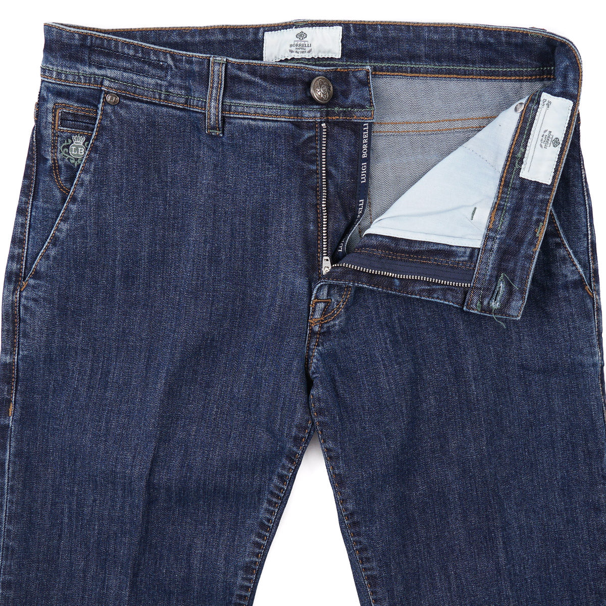 Luigi Borrelli Slim-Fit Denim Jeans