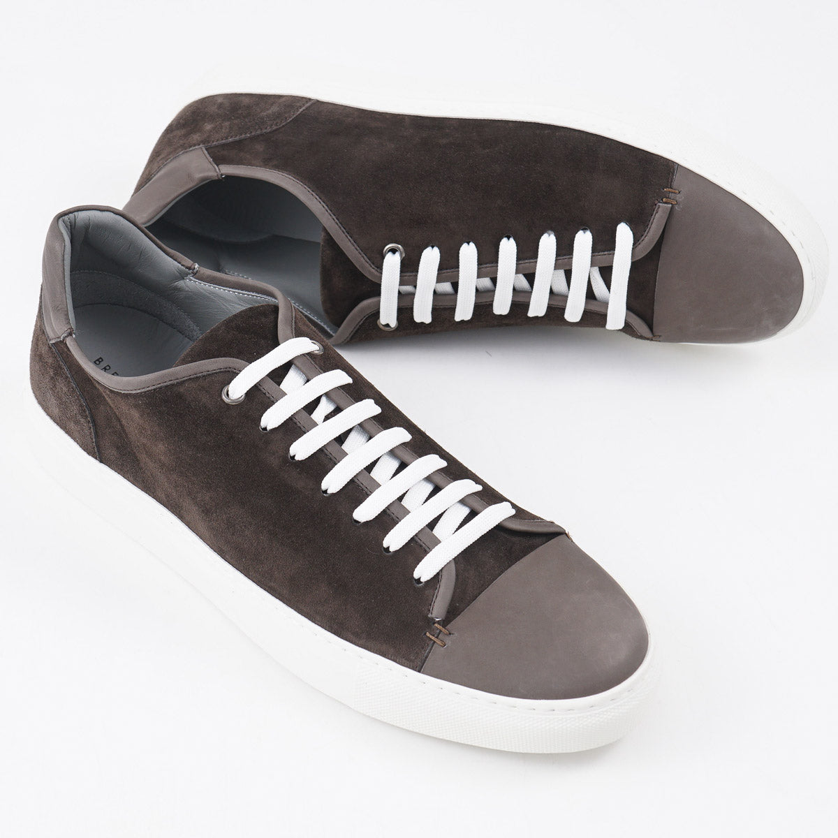 Brett Johnson Suede Low-Top Sneakers - Top Shelf Apparel