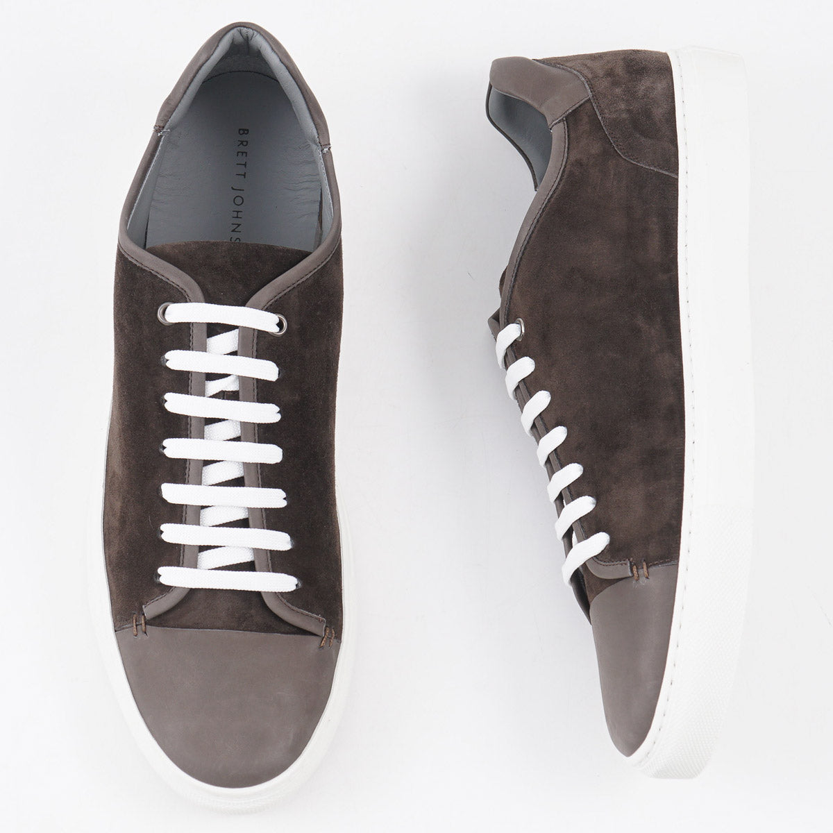 Brett Johnson Suede Low-Top Sneakers - Top Shelf Apparel