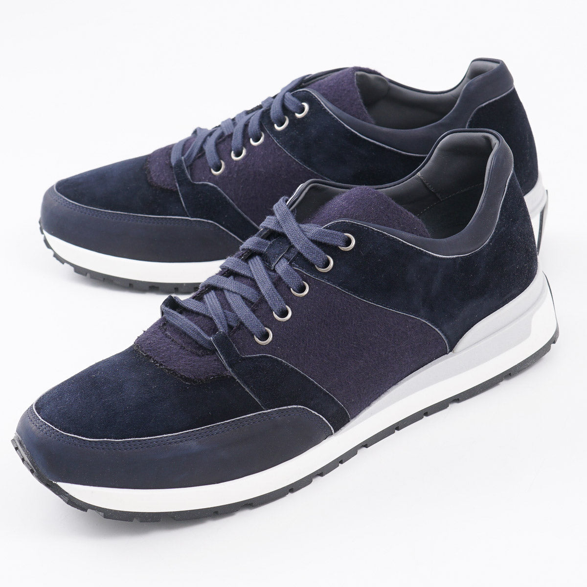 Brett Johnson Calf and Cashmere Sneakers