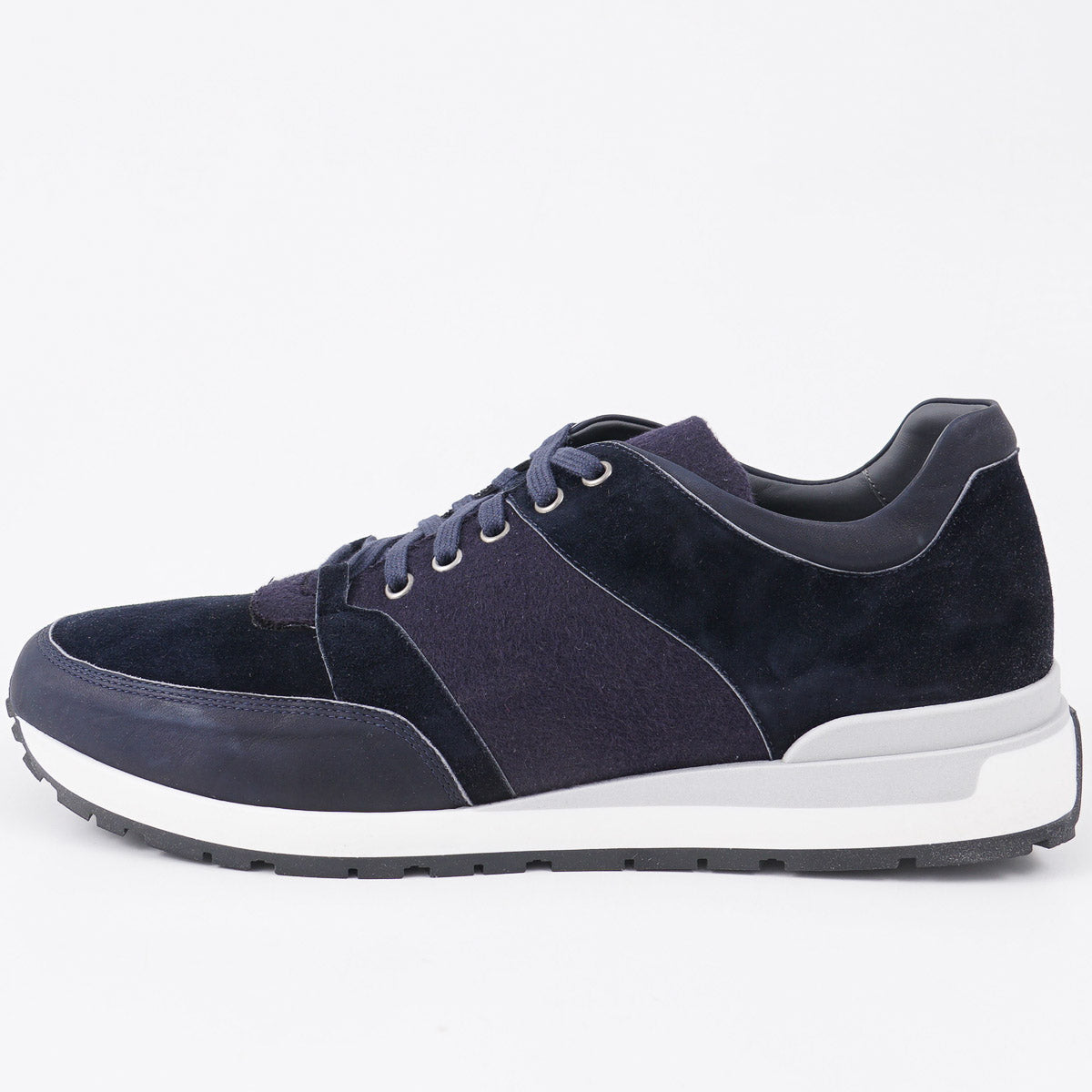 Brett Johnson Calf and Cashmere Sneakers
