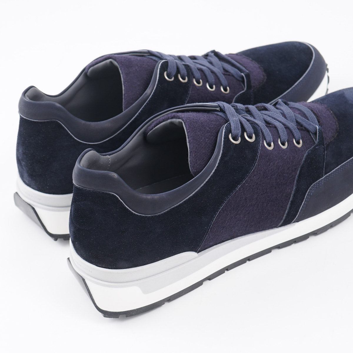 Brett Johnson Calf and Cashmere Sneakers
