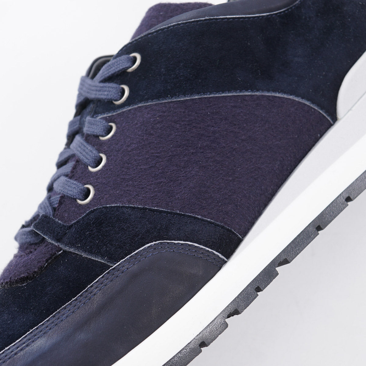 Brett Johnson Calf and Cashmere Sneakers