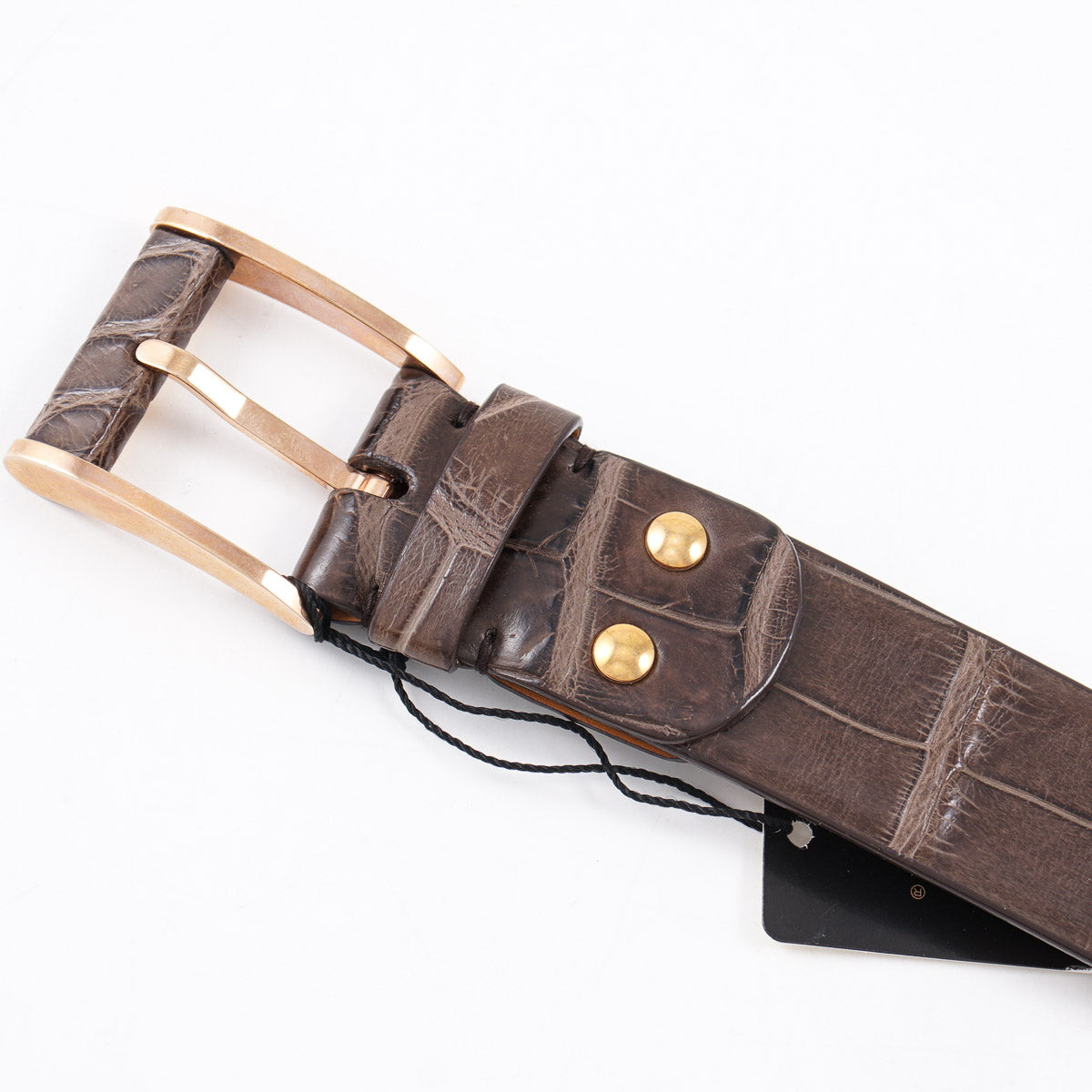 Zilli Belt in Brown Crocodile - Top Shelf Apparel