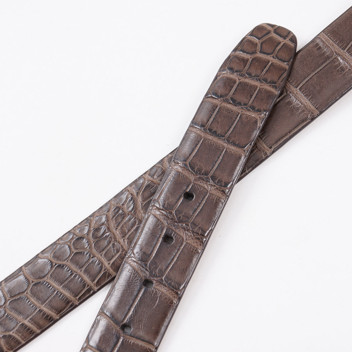 Zilli Belt in Brown Crocodile - Top Shelf Apparel
