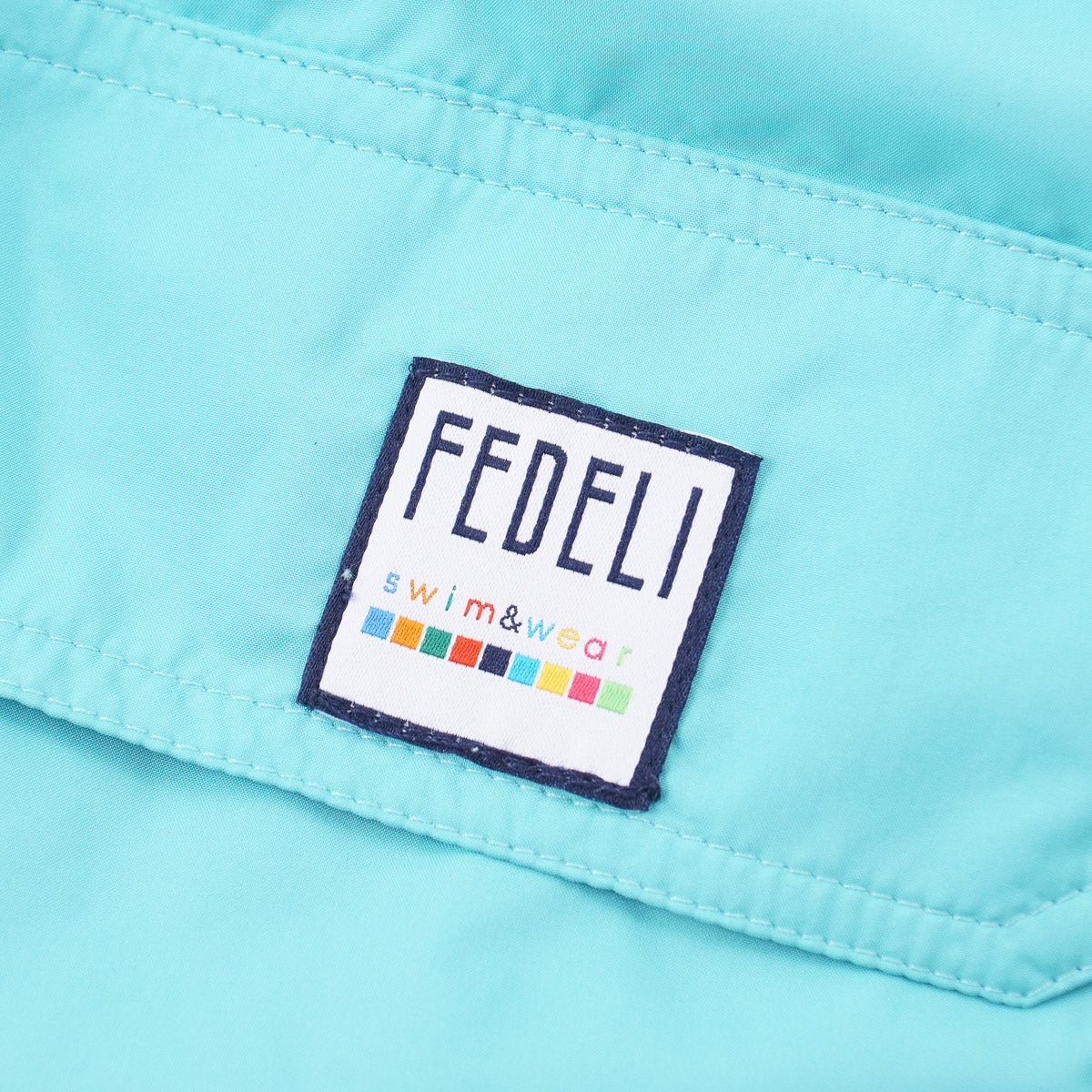 Fedeli 'Positano' Solid Swim Trunks - Top Shelf Apparel