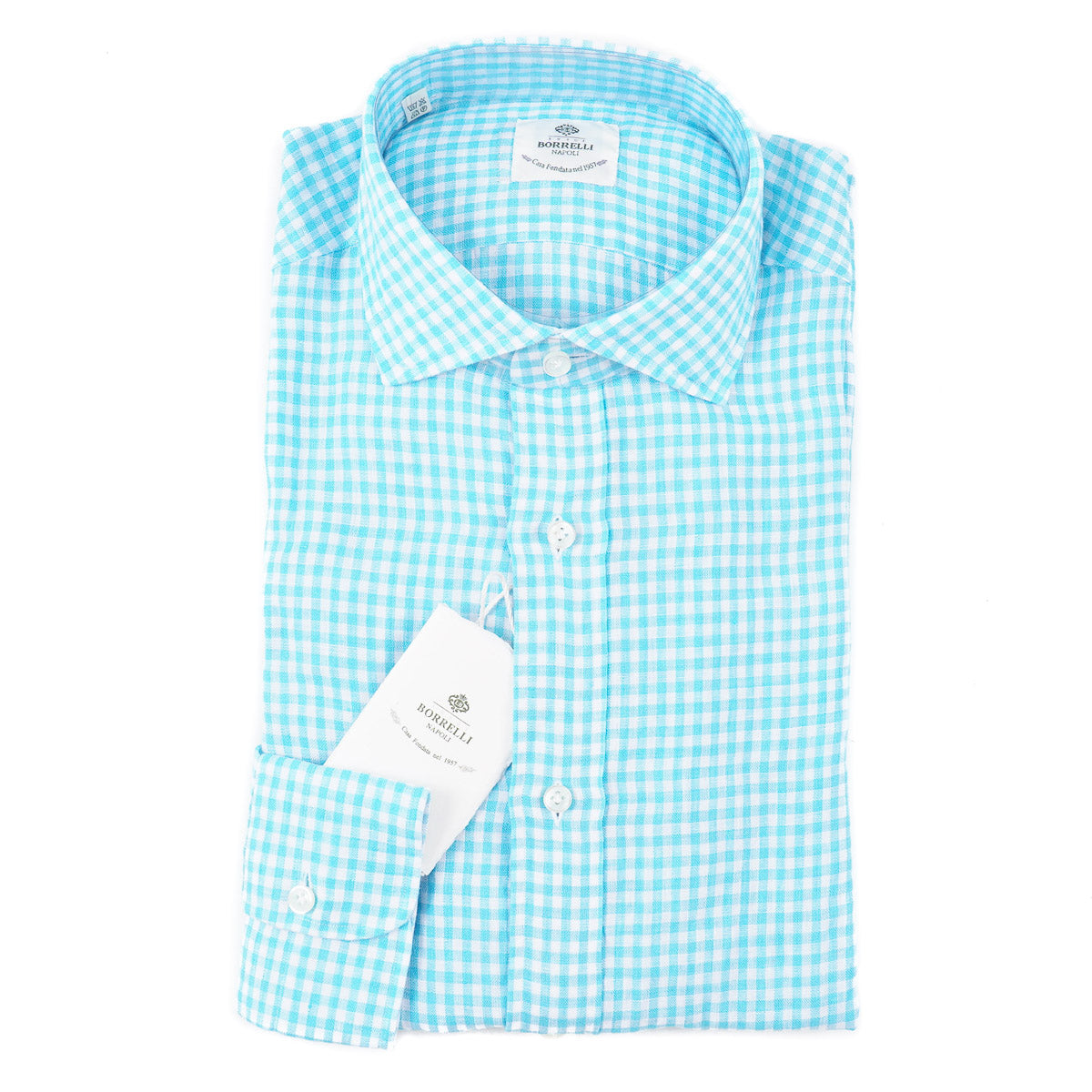 Luigi Borrelli Slim-Fit Linen Dress Shirt - Top Shelf Apparel