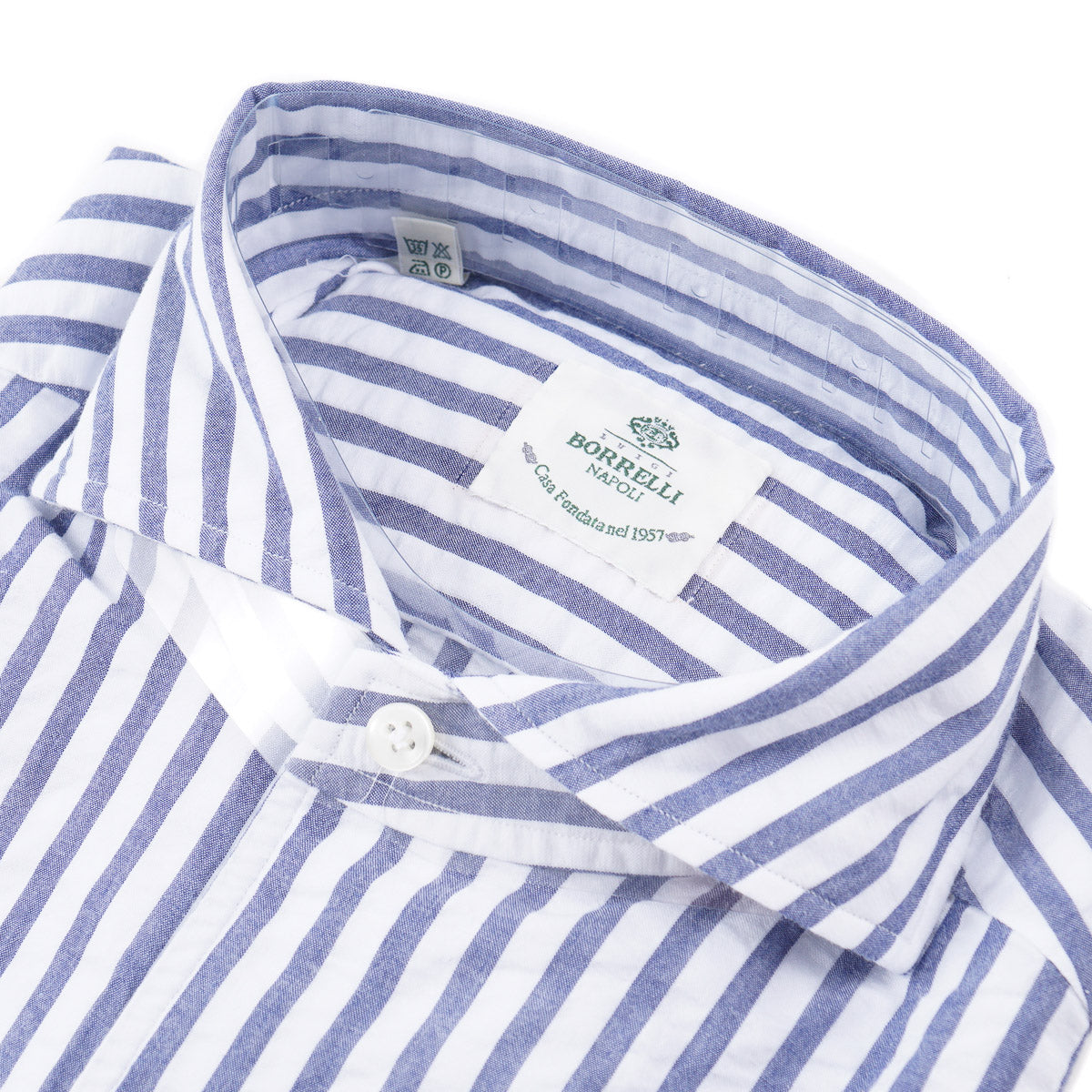 Luigi Borrelli Lightweight Cotton Dress Shirt - Top Shelf Apparel