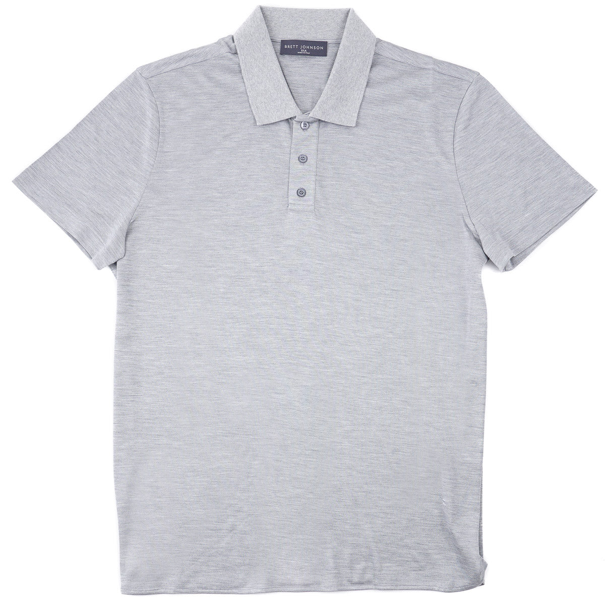 Brett Johnson Superfine Silk Polo Shirt
