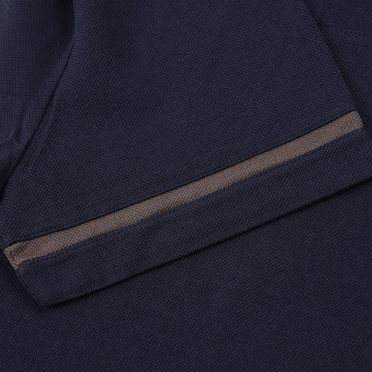 Brett Johnson Zip Silk-Cotton Polo
