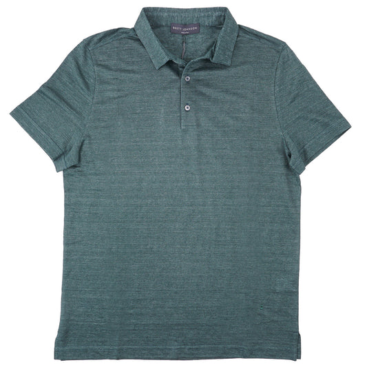 Brett Johnson Jersey Linen Polo Shirt