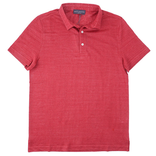 Brett Johnson Jersey Linen Polo Shirt